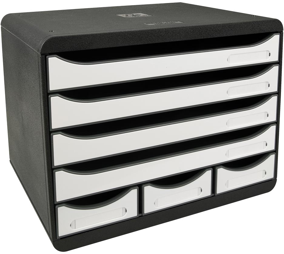 Exacompta ladenblok Storebox Mini, zwart/wit