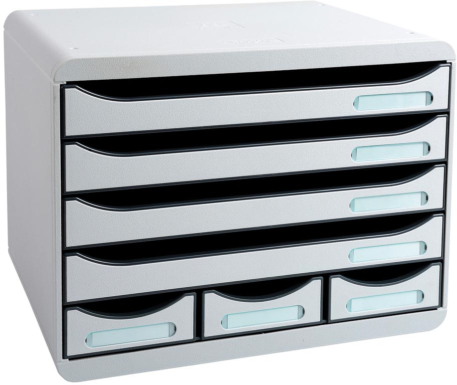 Exacompta ladenblok Storebox Mini, lichtgrijs Exacompta ladenblok Storebox Mini, lichtgrijs