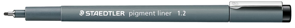 Staedtler fineliner pigment liner 1,2 mm zwart Staedtler fineliner pigment liner 1,2 mm zwart