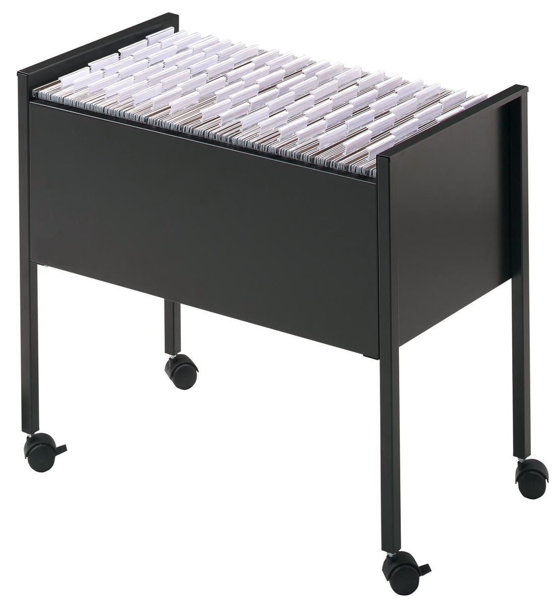 Durable hangmappenwagen Economy, zwart