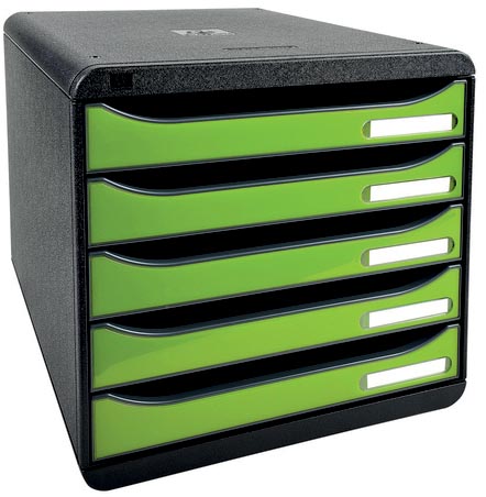 Exacompta ladenblok BIG-BOX PLUS Classic zwart/anijsgroen glossy