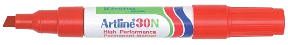 Permanent marker Artline 30N rood afbeelding