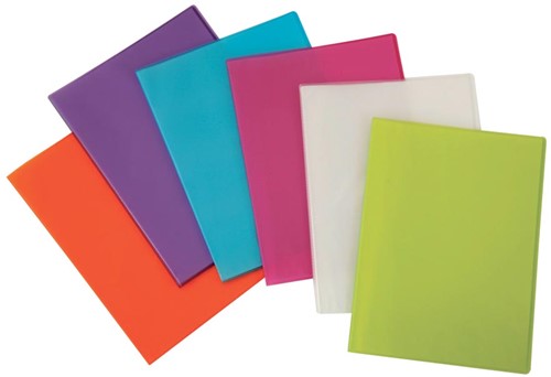 Beautone protège documents, A4, 10 pochettes, en couleurs assorties
