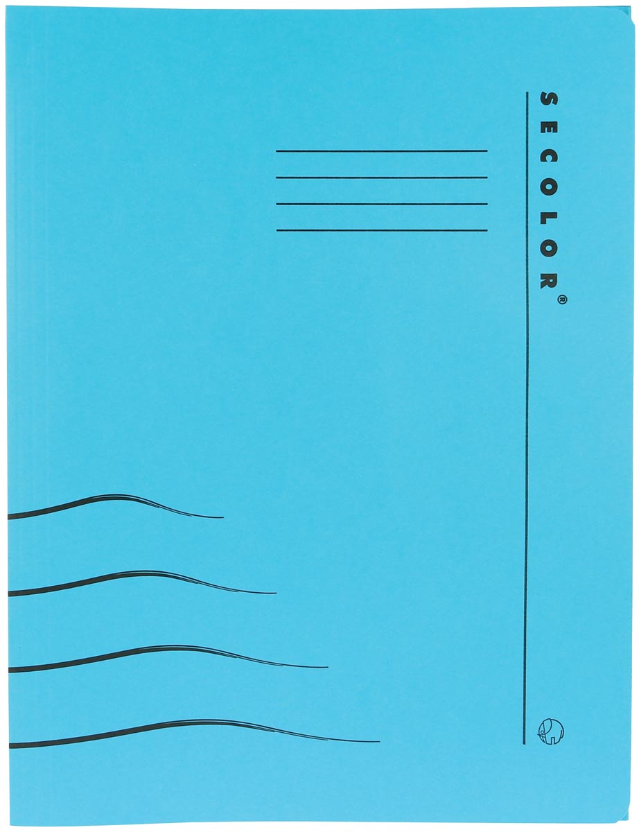 Jalema Hechtmap Secolor Clipex Blauw huismerk kopen in de aanbieding