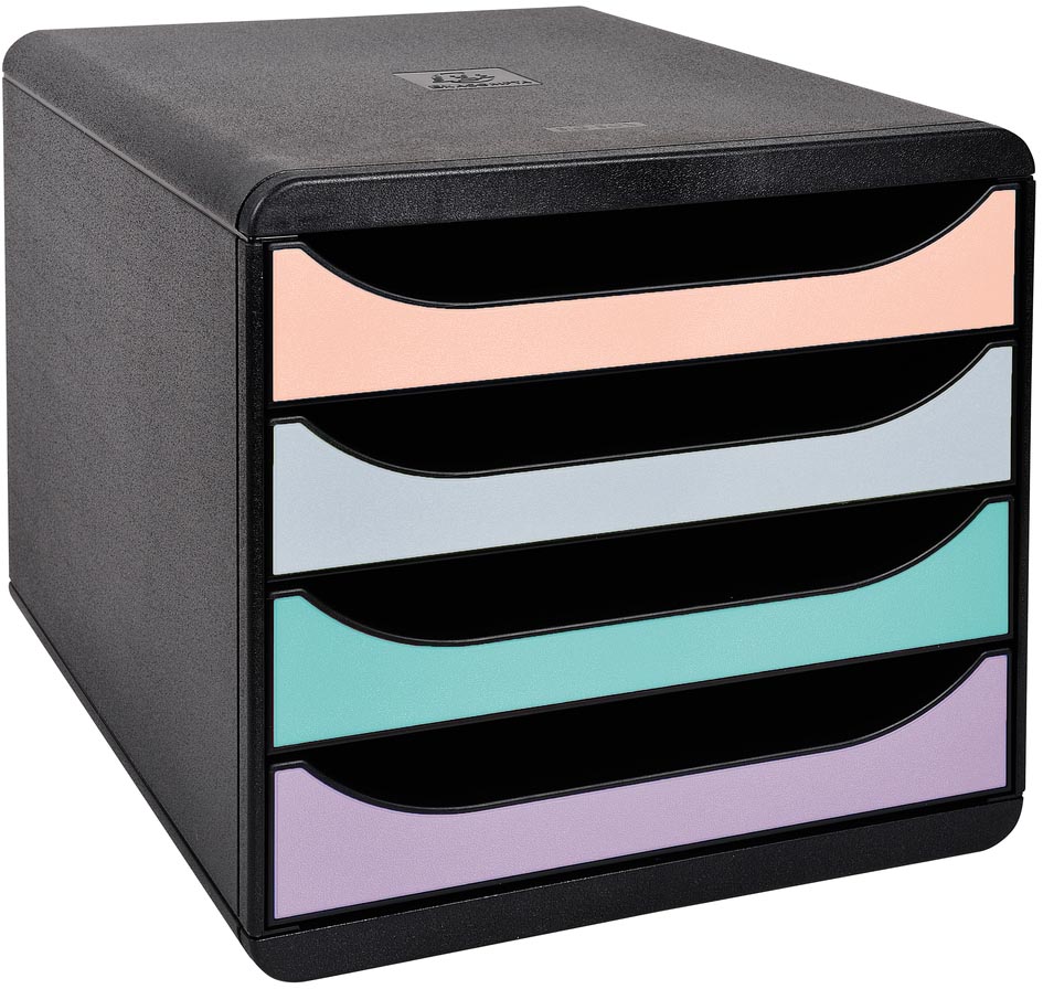 Exacompta ladenblok Big-Box Classic, zwart/pastel glossy Exacompta ladenblok Big-Box Classic, zwart/pastel glossy