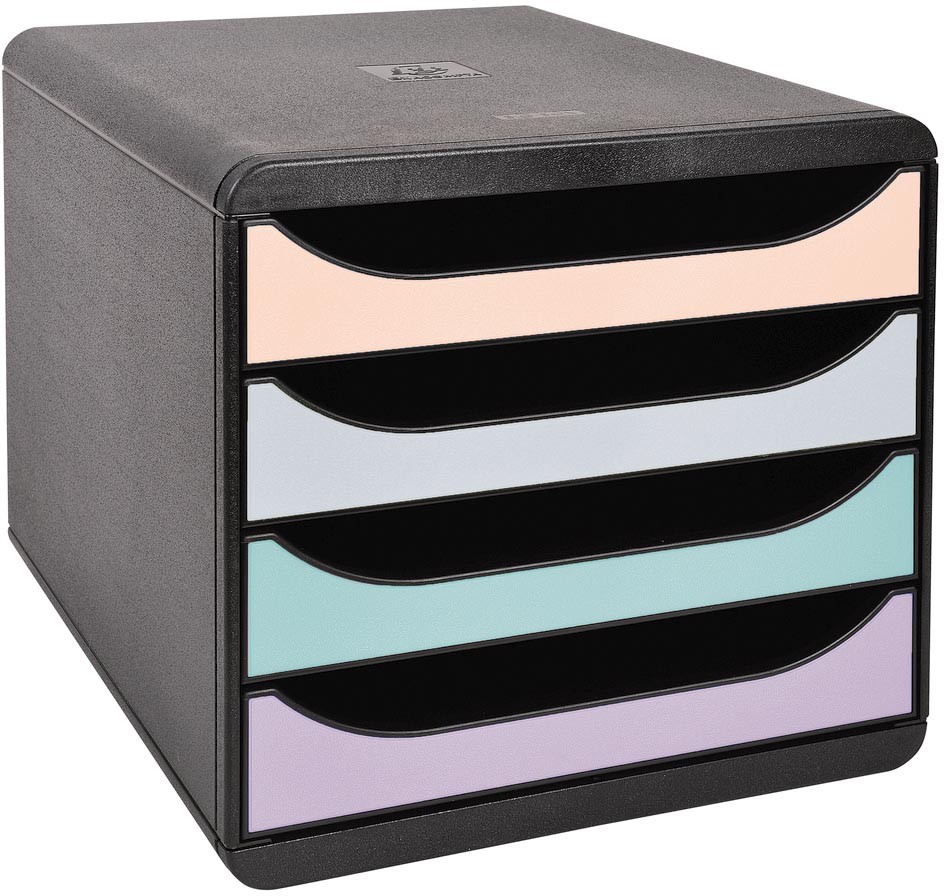 Exacompta ladenblok Big-Box Classic, zwart/pastel glossy