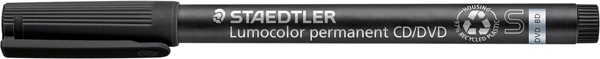 Staedtler Lumocolor CD/DVD/BD-marker zwart afbeelding