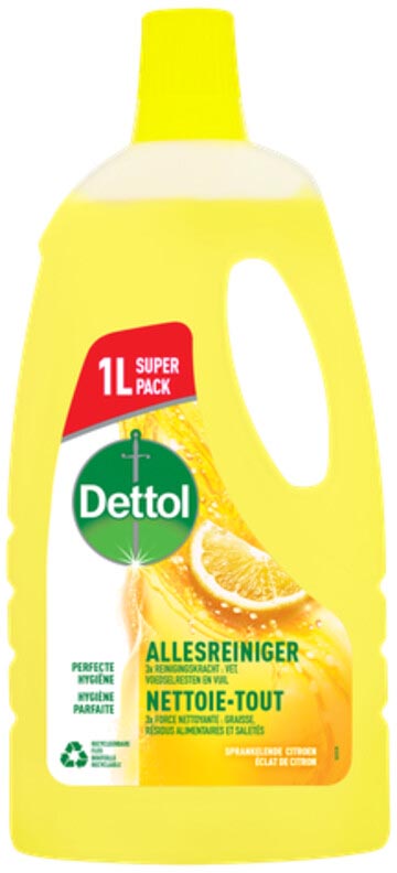 Dettol allesreiniger, citroen, fles van 1 l afbeelding