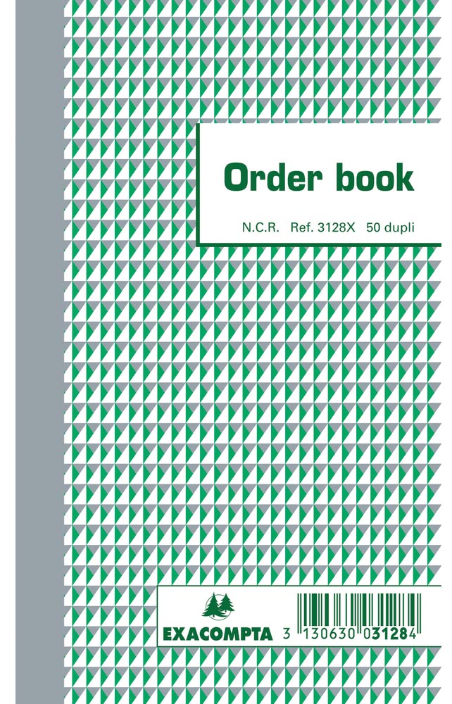 Exacompta orderbook, ft 17,5 x 10,5 cm, dupli (50 x 2 vel) afbeelding