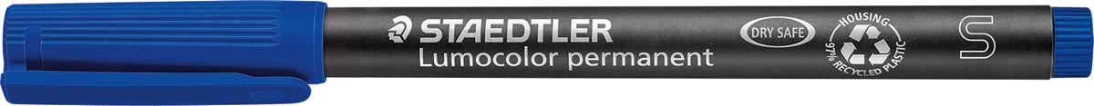 Staedtler Lumocolor 313, OHP-marker, permanent, 0,4 mm, blauw afbeelding