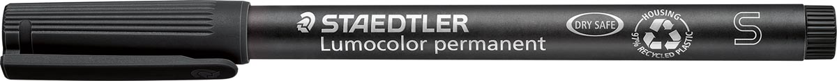 Staedtler Lumocolor 313, OHP-marker, permanent, 0,4 mm, zwart