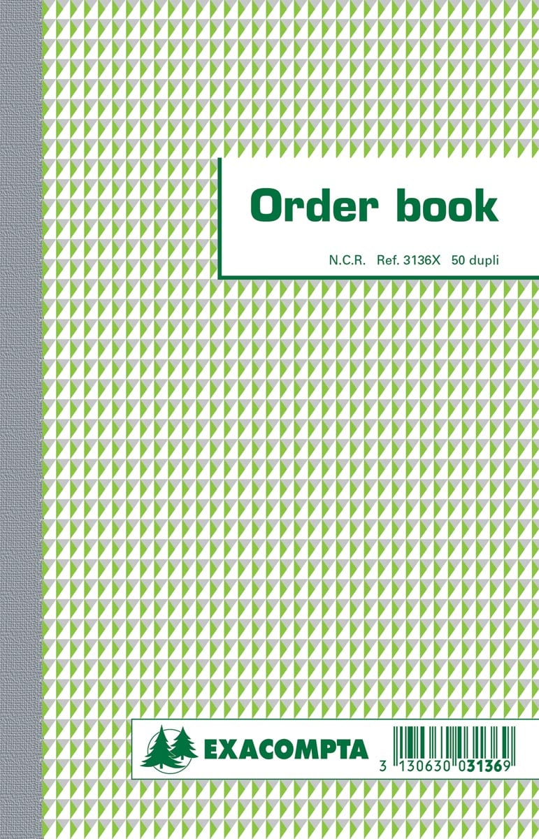 Exacompta orderbook, ft 21 x 13,5 cm, dupli (50 x 2 vel) afbeelding