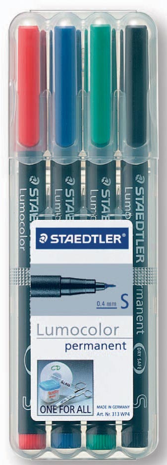Staedtler Ohp Marker Lumocolor Permanent Geassorteerde Kleuren Box Met 4 Stuks Superfijn 04 Mm huismerk kopen in de aanbieding Staedtler Ohp Marker Lumocolor Permanent Geassorteerde Kleuren Box Met 4 Stuks Superfijn 04 Mm huismerk kopen in de aanbieding