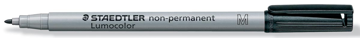 Staedtler OHP-marker Lumocolor Non-Permanent zwart, medium 1 mm