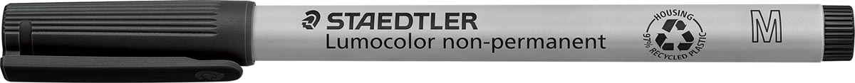 Staedtler Lumocolor 315, OHP-marker, non permanent, 1,0 mm, zwart afbeelding