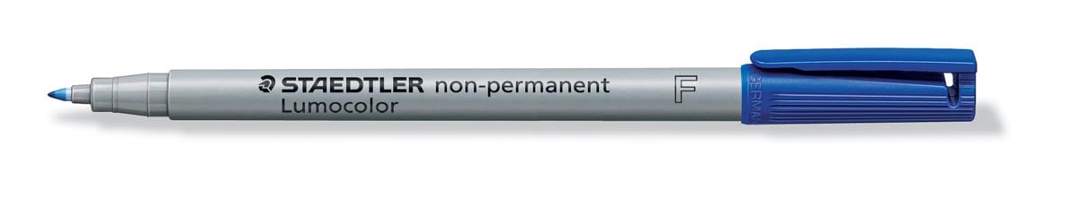 Staedtler Marqueur Ohp Lumocolor Non Permanent Pointe Fine De 06 Mm Bleu huismerk kopen in de aanbieding