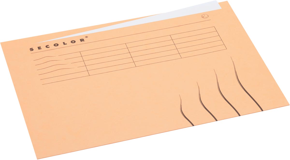 Jalema Secolor dossieromslag voor ft A4 (22,5 x 31 cm), gems, met tabrand