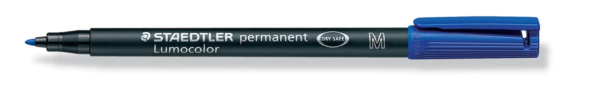 Staedtler OHP-marker Lumocolor Permanent blauw, medium 1 mm