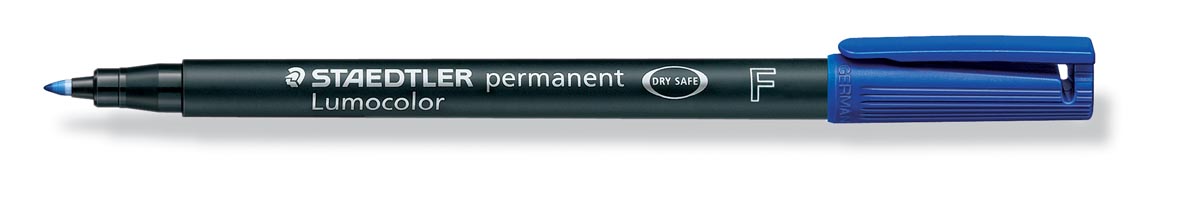 Staedtler OHP-marker Lumocolor Permanent blauw, fijn 0,6 mm