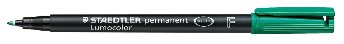 Staedtler OHP-marker Lumocolor Permanent groen, fijn 0,6 mm