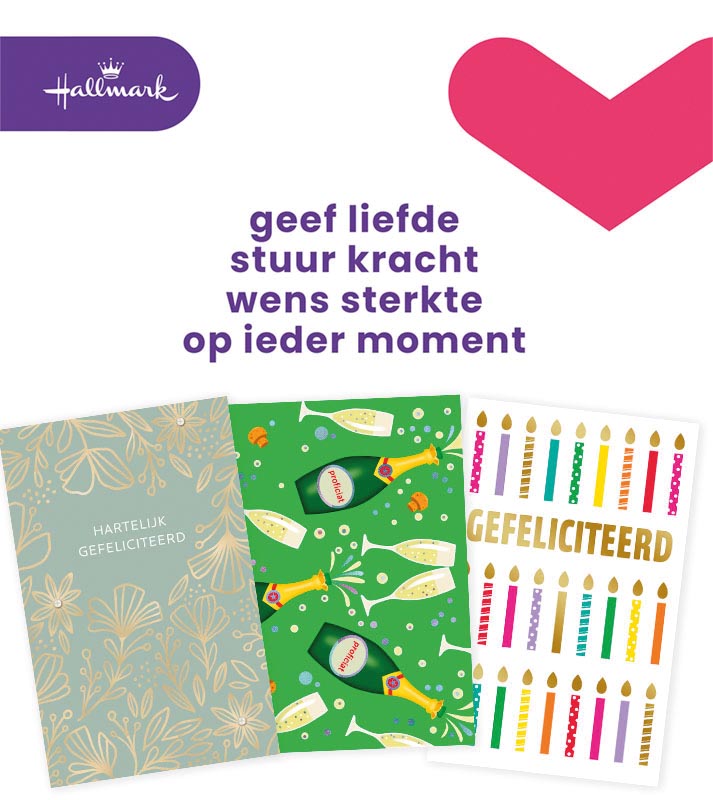 Hallmark navulset wenskaarten, felicitatie, pak van 6 stuks Hallmark navulset wenskaarten, felicitatie, pak van 6 stuks