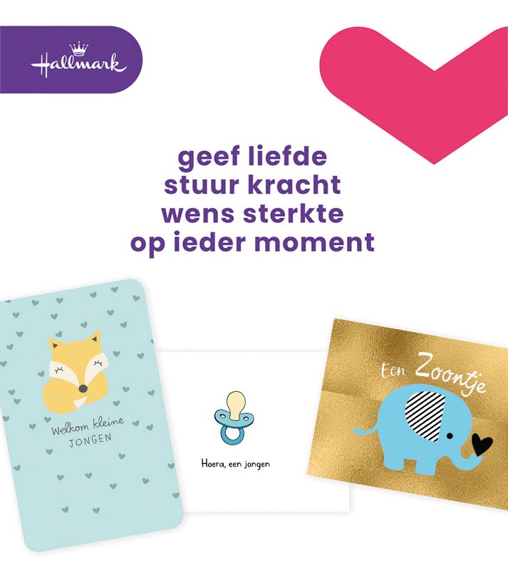 Hallmark navulset wenskaarten, geboorte zoon, pak van 6 stuks Hallmark navulset wenskaarten, geboorte zoon, pak van 6 stuks