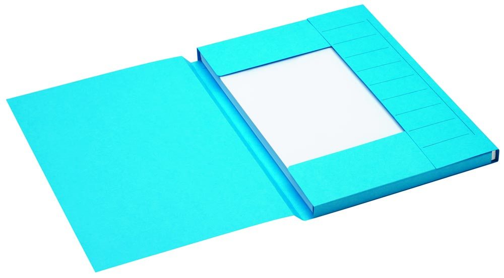 Jalema Secolor dossiermap voor ft A4 uit karton, blauw, pak van 25 stuks afbeelding