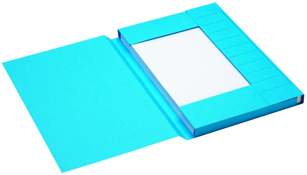 Jalema Secolor dossiermap voor ft folio uit karton, blauw, pak van 25 stuks