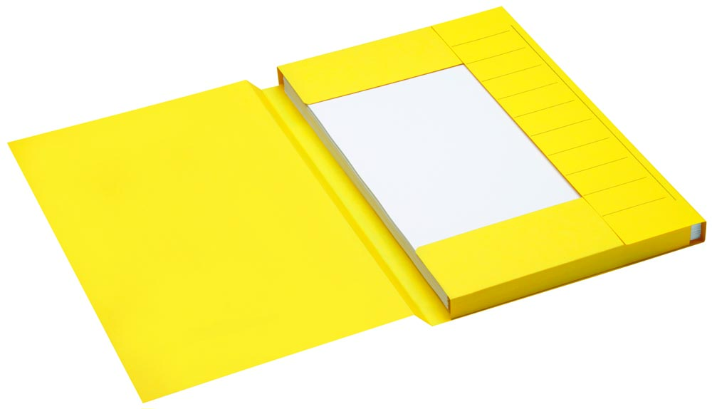 Jalema Secolor dossiermap voor ft folio uit karton, geel, pak van 25 stuks