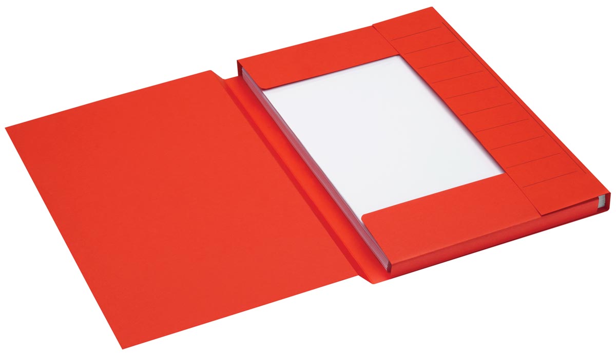Jalema Secolor dossiermap voor ft folio uit karton, rood, pak van 25 stuks afbeelding