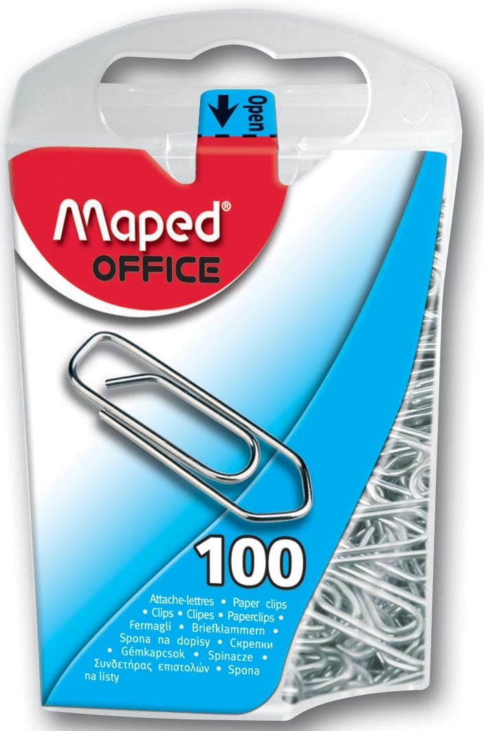 Maped papierklemmen afbeelding