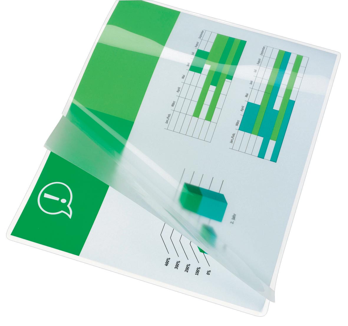 GBC Document lamineerhoes ft A3, 250 micron (2 x 125 micron), pak van 100 stuks afbeelding