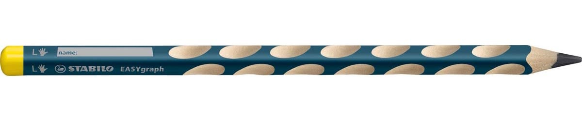 STABILO EASYgraph S potlood, HB, 3,15 mm, voor linkshandigen, petrol