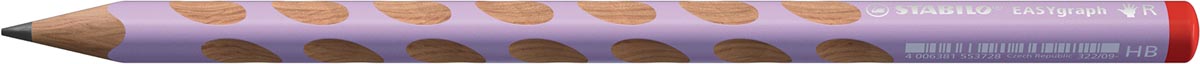 STABILO EASYgraph S Pastel potlood, HB, 3,15 mm, voor rechtshandigen, pastel lila STABILO EASYgraph S Pastel potlood, HB, 3,15 mm, voor rechtshandigen, pastel lila