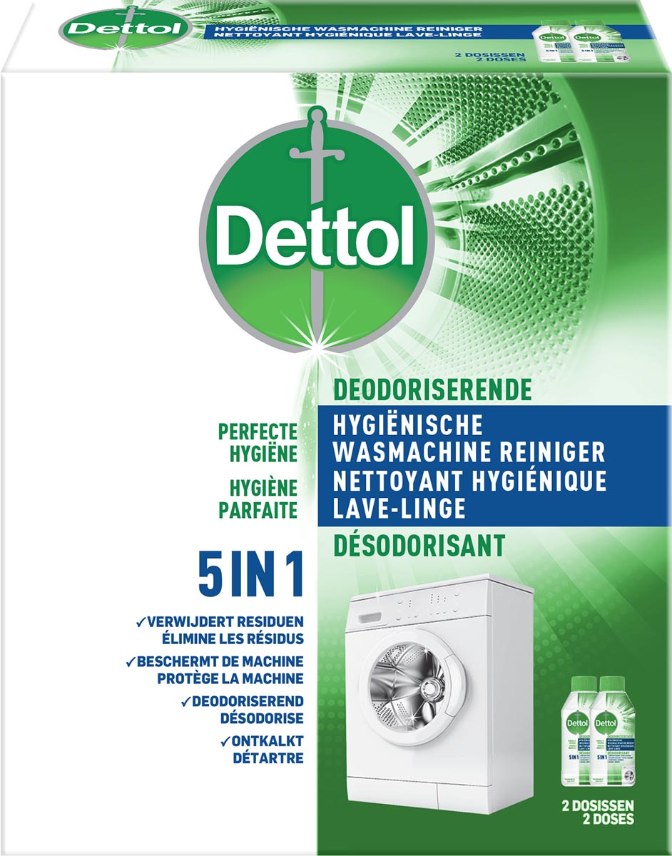 Dettol wasmachine reiniger, 2 x 250 ml afbeelding