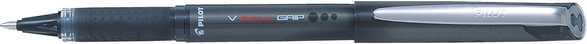 Pilot roller V-BALL Grip, brede punt 1,0 mm, zwart