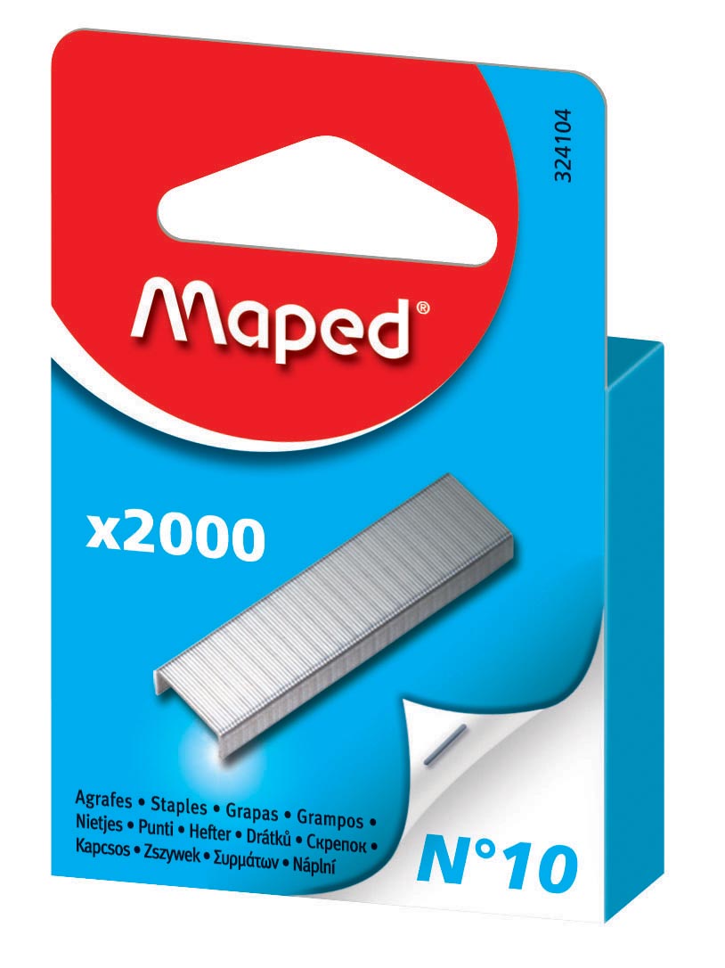 Maped nietjes nr 10, doos van 2.000 nieten afbeelding