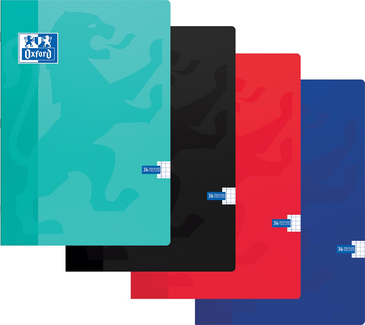Oxford School Schrift Geassorteerde Kleuren Ft A4 72 Bladzijden Geruit 5 Mm huismerk kopen in de aanbieding