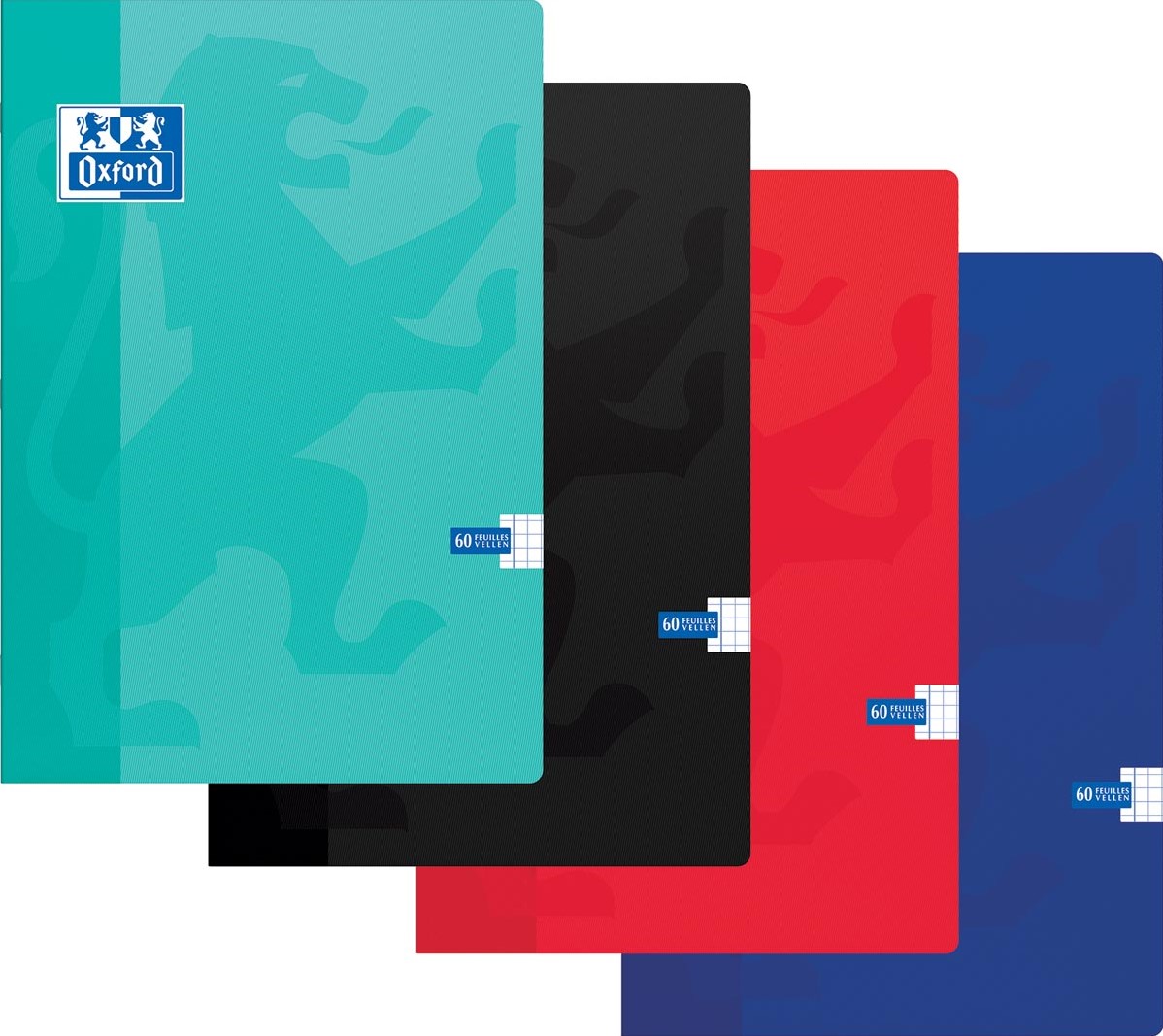 Oxford School - Pack de 5 recharges en couleur 5 collé, A4, 5 x 5
