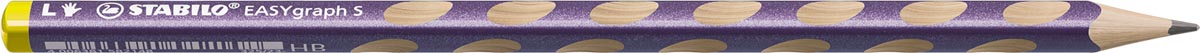 STABILO EASYgraph potlood, HB, 2,2 mm, voor linkshandigen, metallic paars STABILO EASYgraph potlood, HB, 2,2 mm, voor linkshandigen, metallic paars