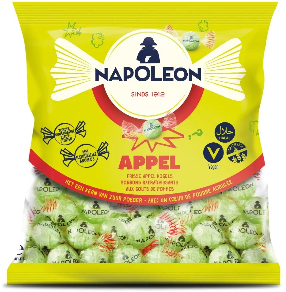 Napoleon snoepjes appel, zak van 1 kg afbeelding