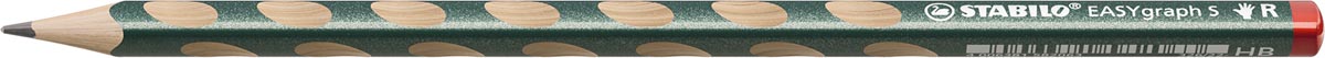 STABILO EASYgraph potlood, HB, 2,2 mm, voor rechtshandigen, metallic groen STABILO EASYgraph potlood, HB, 2,2 mm, voor rechtshandigen, metallic groen