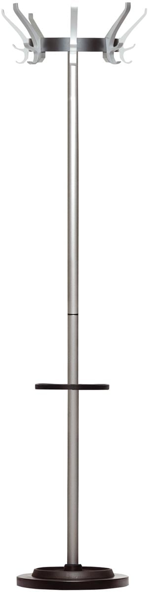 Unilux kapstok Cypres, hoogte 170 cm, 8 kledinghaken, met parapluhouder