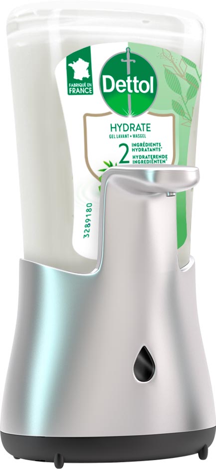 Dettol no touch handzeepdispenser, aloë vera en bamboe, automatisch, navulling van 250 ml afbeelding