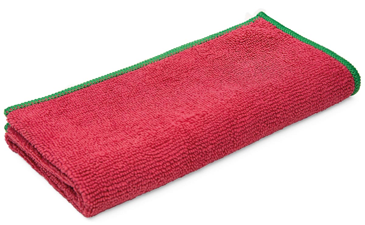 Greenspeed Element microvezeldoek, ft 40 x 40 cm, pak van 10 stuks, rood Greenspeed Element microvezeldoek, ft 40 x 40 cm, pak van 10 stuks, rood