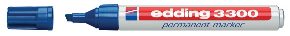 Edding permanent marker e-3300 blauw afbeelding
