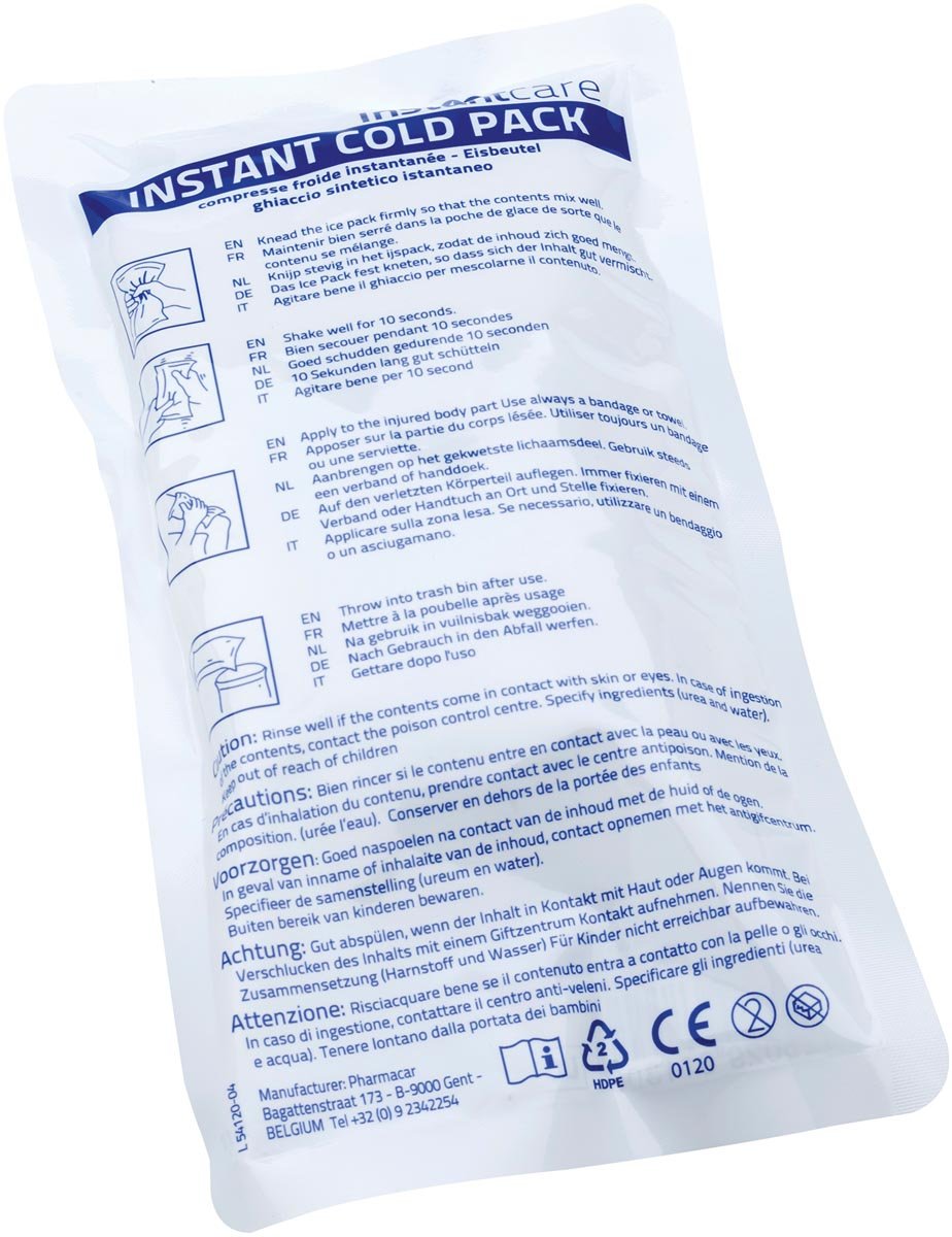 Instant koud kompres, eenmalig gebruik afbeelding