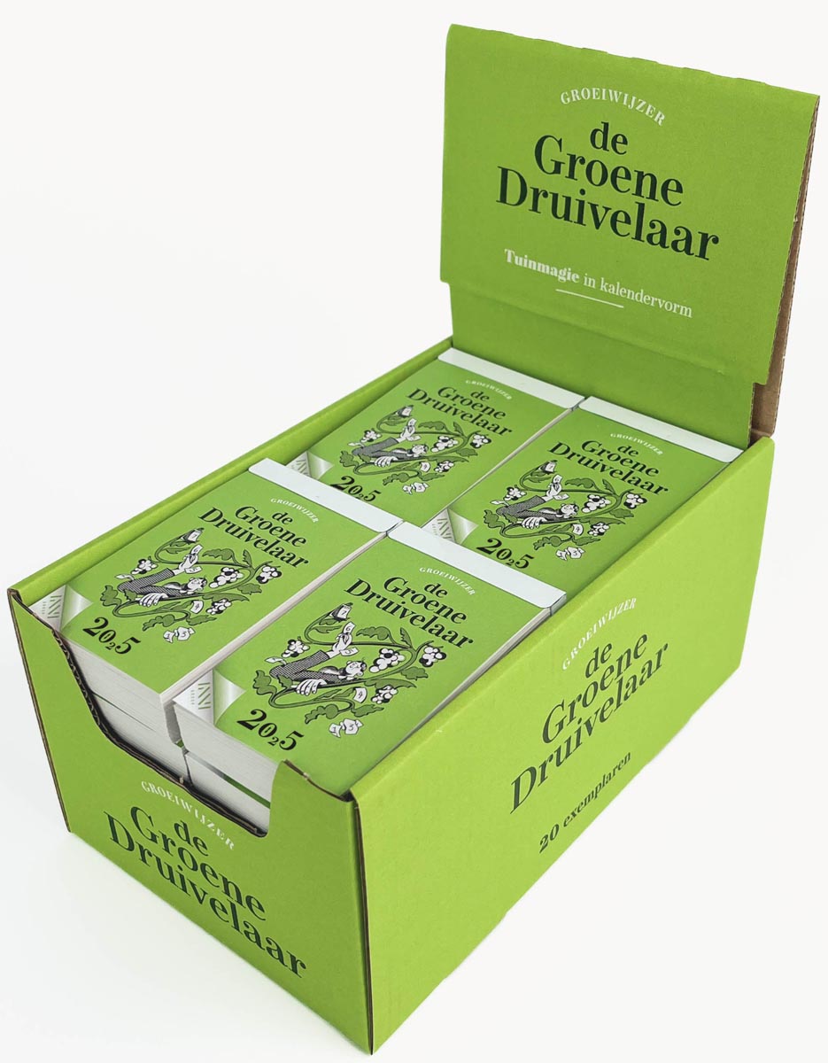 Merkloos Dagblokkalender De Groene Druivelaar 2025