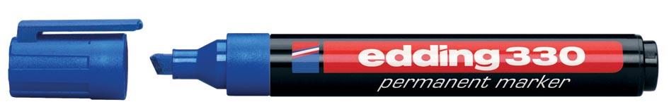Edding permanente marker e-330 blauw afbeelding