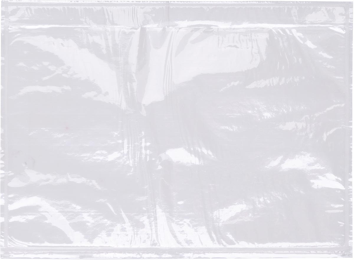 OFFICE products documenthouder 155 x 235 mm, zelfklevend, transparant, doos van 500 stuks